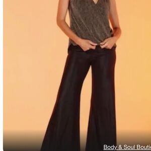 Veronica M wide leg pull on pants